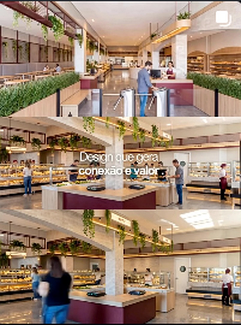 Projeto de interiores comercial